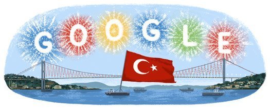 Cumhuriyet Bayramı Google Doodle